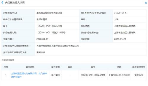 王思聪旗下熊猫互娱再陷失信危机 有履行能力拒不履行为何频发？